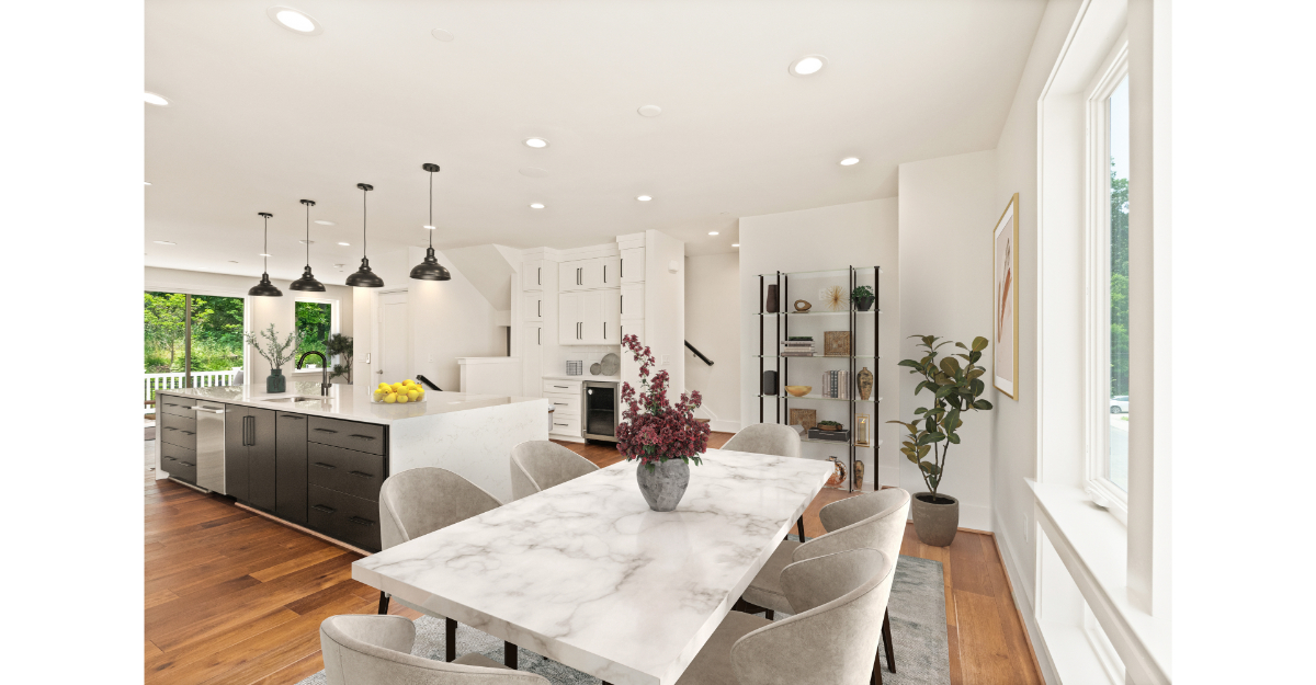 Crescent Model Kitchen and Dining Room